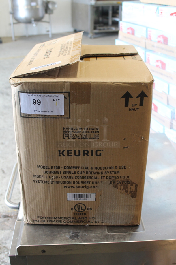 IN ORIGINAL BOX! Keurig K150 Countertop Single Cup Coffee Machine. 120 Volts, 1 Phase. - Image 2 of 9