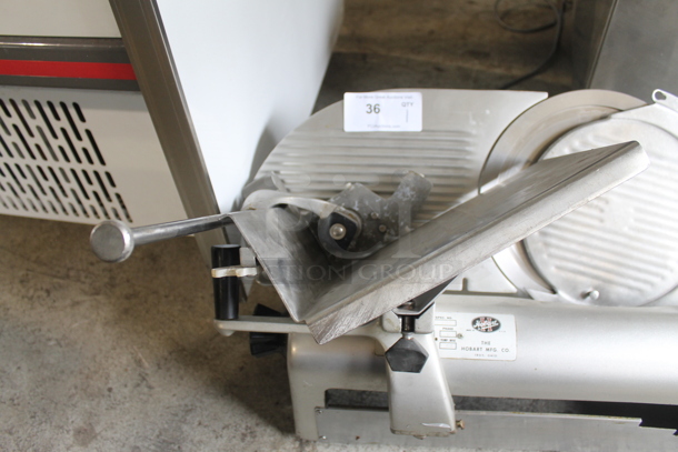 Hobart Stainless Steel Commercial Countertop Automatic Meat Slicer. 115 Volts, 1 Phase. Tested and Working! - Image 3 of 6