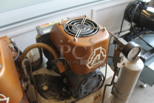 Air Techniques L-66 Metal Commercial Floor Style Dental Air Compressor. 230 Volts, 1 Phase. - Image 6 of 7