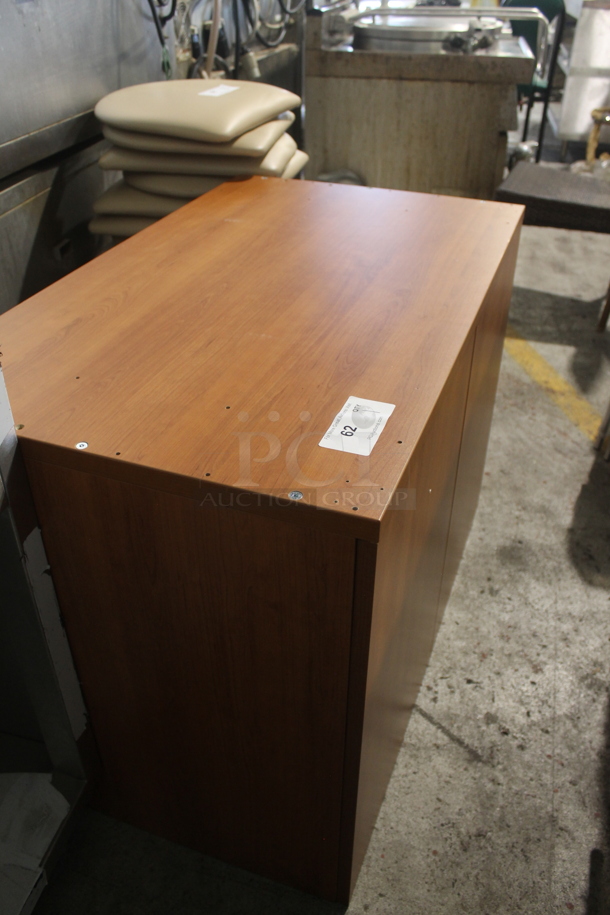 Wood Pattern 2 Door Cabinet. - Image 5 of 8