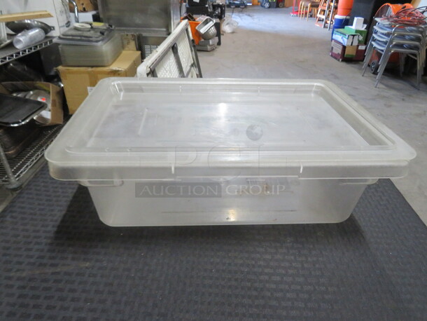 One 3.5 Gallon Food Storage Container With Lid. - Image 1 of 1