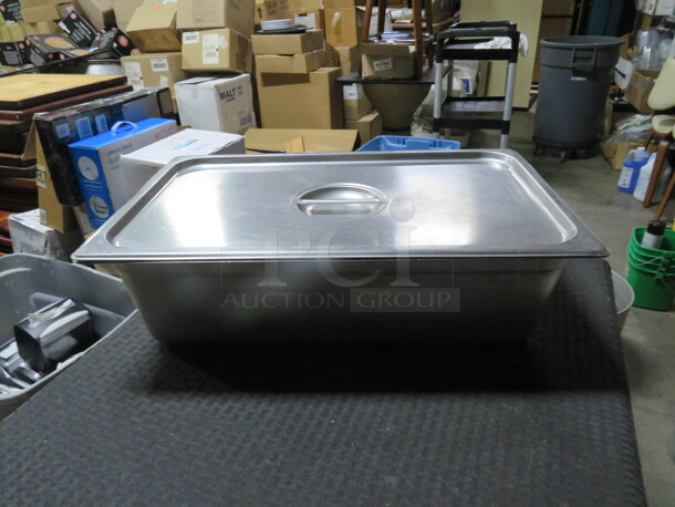 Full Size 6 Inch Deep Hotel Pan With Lid. 2XBID - Image 1 of 1