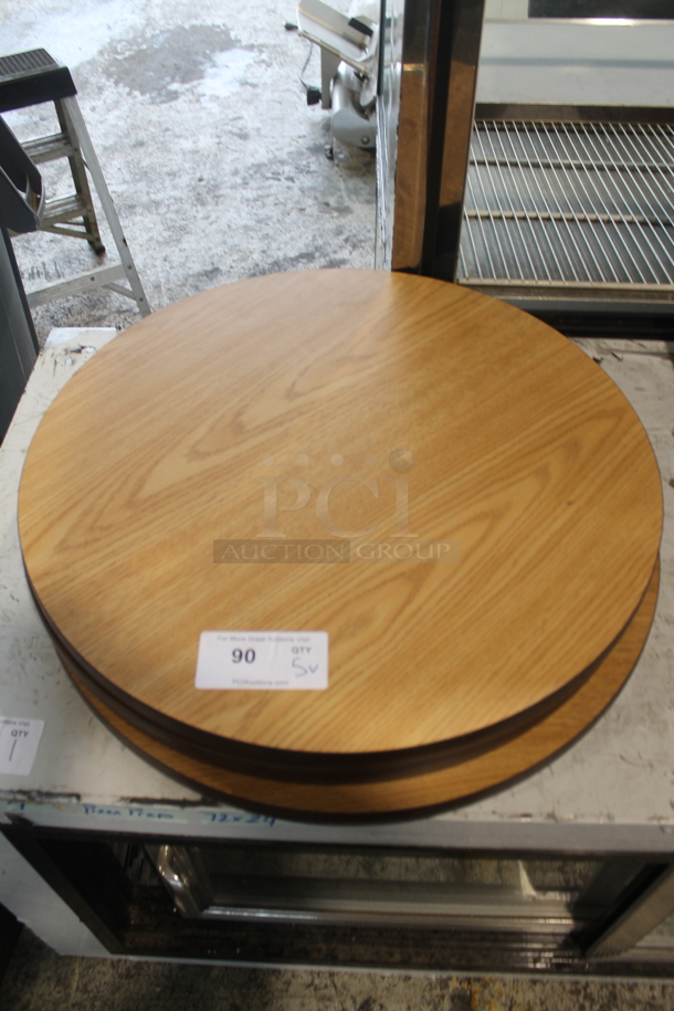 5 Various Wooden Tabletops. Includes 30x24x1. 5 Times Your Bid! - Image 2 of 8