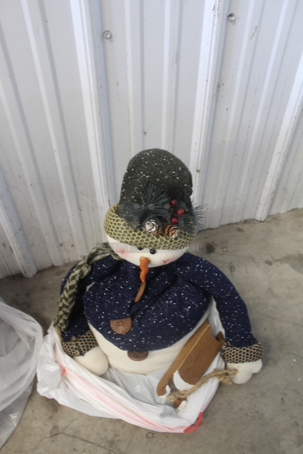 ALL ONE MONEY! Lot of 2 Decorative Snowmen.  - Image 3 of 3