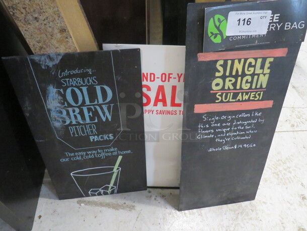 One Lot Of Assorted Signs. - Image 1 of 1
