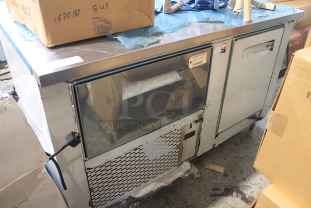 BRAND NEW SCRATCH AND DENT! Stainless Steel Commercial 2 Door Undercounter Cooler. Does Not Come w/ Remote Compressor. - Image 1 of 9