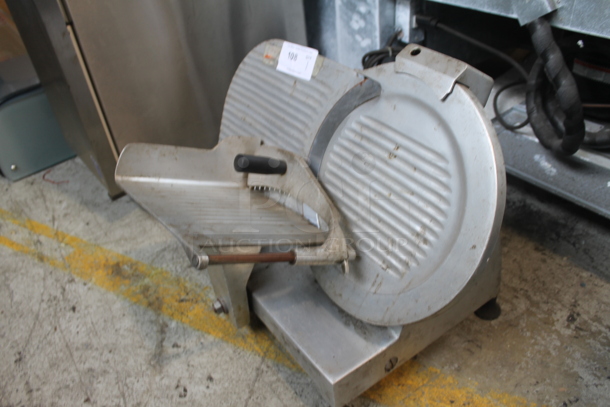 Stainless Steel Commercial Countertop Meat Slicer w/ Blade Sharpener. 115 Volts, 1 Phase. Tested and Does Not Power On - Image 3 of 4