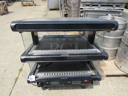 One Hatco 2 Shelf Grab And Go Warmer. Model# GR2 SDS-24D. 120 Volt. 30X27X34. $4138.75