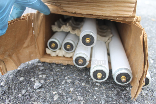 Box of 4 Sylvania Supersaver Fluorescent Tube Lights.  - Image 5 of 6