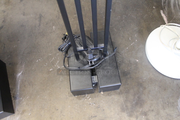 3 Various Metal Floor Style Lamps. 3 Times Your Bid! - Image 9 of 10