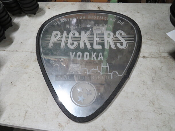 One Pickers Vodka Mirror. 21X24 - Image 1 of 1