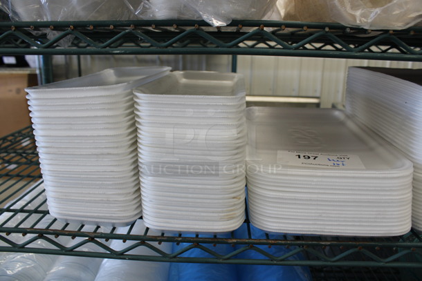 ALL ONE MONEY! Lot of Various Styrofoam Trays! - Image 2 of 4