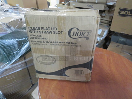 One Case Of Choice Clear Lids.