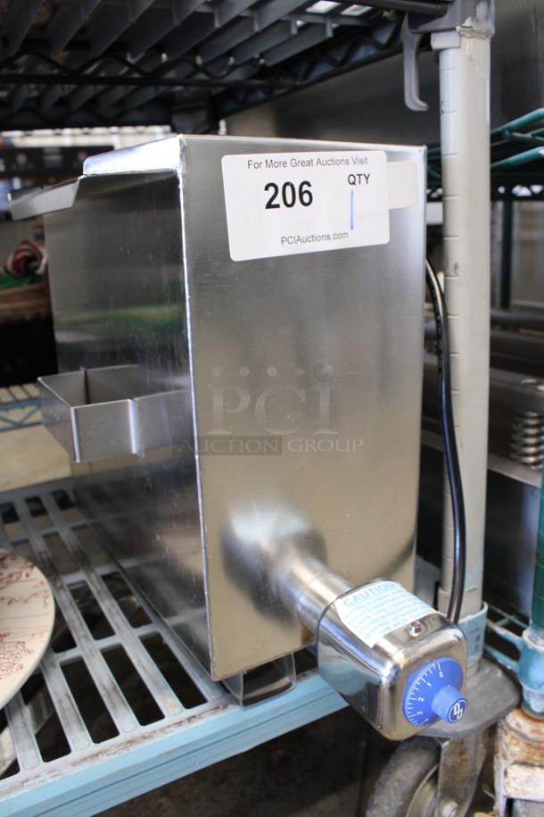 Stainless Steel Warming Bin. 8x16x13 - Image 1 of 3