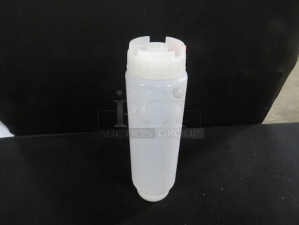 NEW Clear Squeeze Bottle. 4XBID