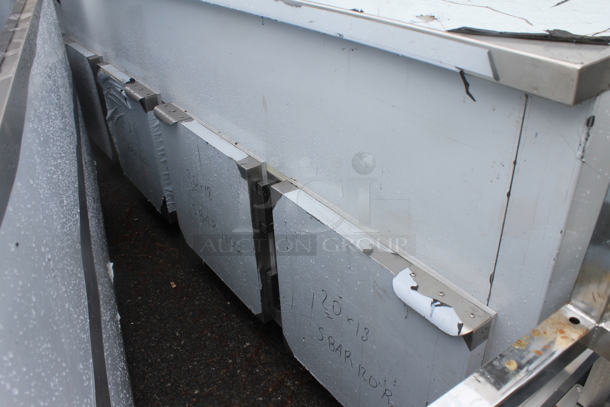 BRAND NEW SCRATCH AND DENT! CustomCool SALBAR-120 Stainless Steel Commercial Refrigerated Prep Table. Does Not Come w/ Remote Compressor.  - Image 5 of 7