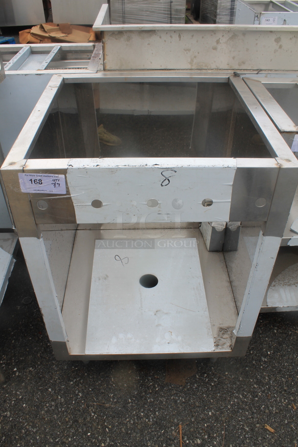 Stainless Steel Commercial Table Frame w/ Under Shelf. - Image 1 of 3