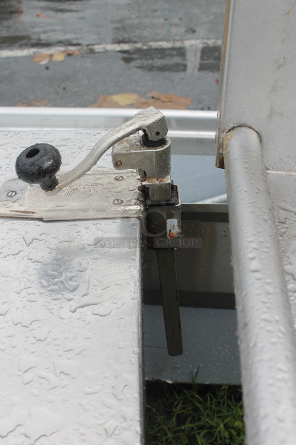 Stainless Steel table w/ Mounted Commercial Can Opener. - Image 3 of 3