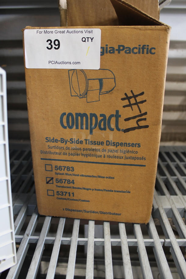 BRAND NEW IN BOX! Georgia Pacific Compact Toilet Paper Dispenser. - Image 4 of 4