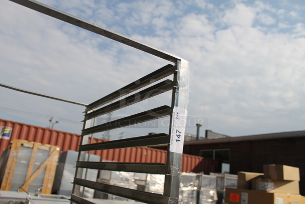 Metal Commercial Pan Transport Rack on Commercial Casters. - Image 4 of 5
