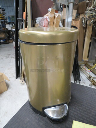 One Step Trash Can.