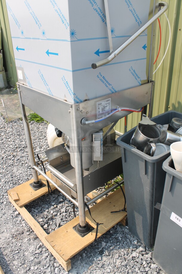 LIKE NEW! USED A FEW TIMES! 2022 Noble Wareforce-I-E Commercial Stainless Steel Single Rack Low-Temperature Door Type Dish Machine. 115V, 1 Phase. - Image 6 of 12