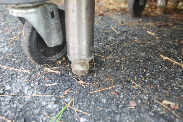 Stainless Steel Commercial Table w/ 2 Under Shelves.  - Image 4 of 5