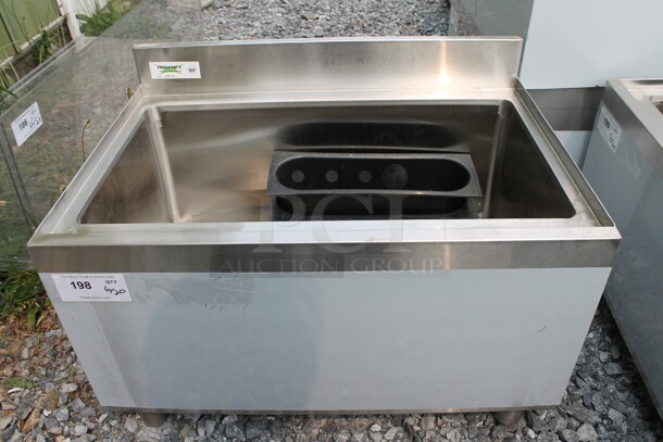 BRAND NEW SCRATCH AND DENT! Regency 600IB2130 Commercial Stainless Steel Underbar Ice Bin.  - Image 1 of 6