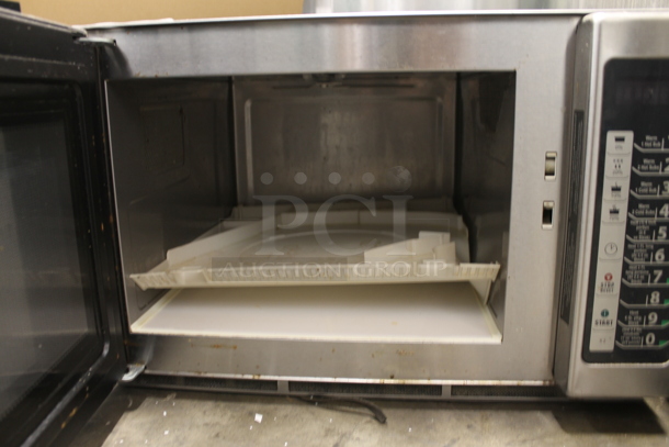 2016 Menumaster RFS12TSW Stainless Steel Commercial Countertop Microwave Oven. 120 Volts, 1 Phase. - Image 3 of 4