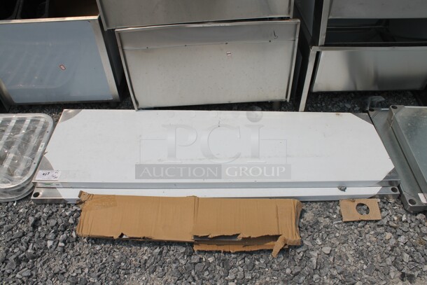 BRAND NEW SCRATCH AND DENT! Regency 600DOS1860 Commercial Stainless Steel Double Deck Overshelf. 