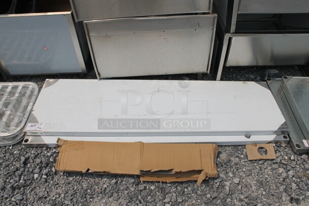 BRAND NEW SCRATCH AND DENT! Regency 600DOS1860 Commercial Stainless Steel Double Deck Overshelf.  - Image 1 of 7