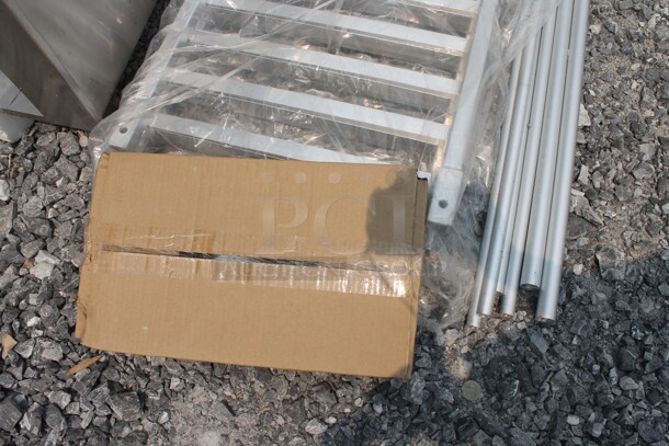 BRAND NEW SCRATCH AND DENT! Regency 109APR1826L Commercial Stainless Steel Unassembled Sheet Pan Rack. - Image 3 of 7