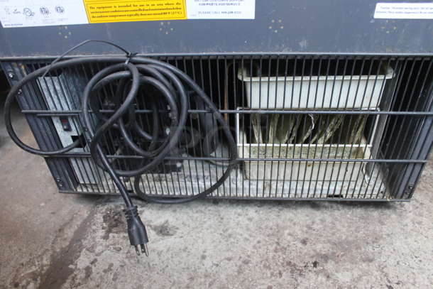 AHT Commercial Electric Vertical Open Air Cooler With 4 Shelves, Gray. 120V, 1 Phase. Cannot Test - Unit Needs New Power Cord
 - Image 7 of 8