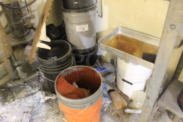 ALL ONE MONEY! Lot of Various Items Including Poly Buckets! BUYER MUST REMOVE. - Image 3 of 3