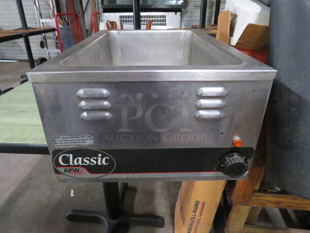 One APW WYOTT Food Warmer. Model# W-3V. 120 Volt. 1200 Watt.  - Image 1 of 1