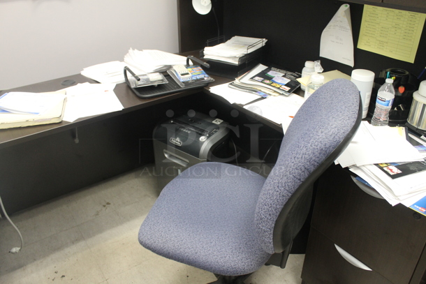 ALL ONE MONEY! ROOM LOT of Various Items Including Desks, Filing Cabinets, Paper Shredder and Chairs. BUYER MUST REMOVE. - Image 9 of 12