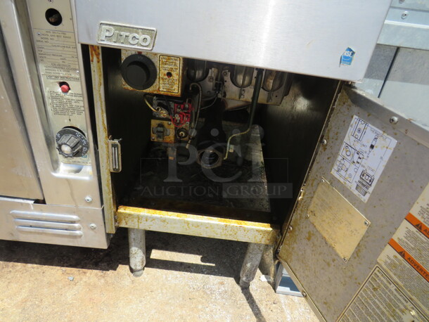 One Pitco Natural Gas Deep Fryer With 2 Baskets. #SG-14. 16X34X46 - Image 3 of 3