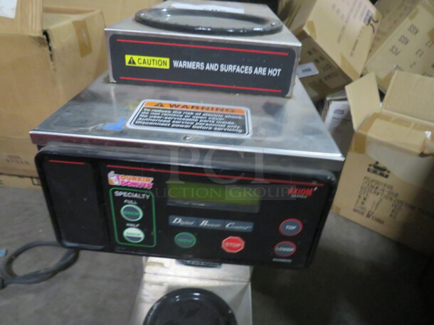 One Bunn Coffee Brewer With Top Warmer. Model# AXIOM-35-2. 8X18X24 - Image 2 of 2