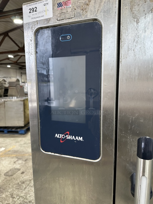 2016 Alto Shaam CTP10-10E Stainless Steel Commercial Electric Powered Combi Convection Oven on Stand. 208-240 Volts, 3 Phase. - Image 4 of 8