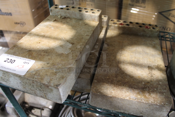 ALL ONE MONEY! Lot of 3 Metal Cold Plate for Ice Bin. - Image 2 of 2