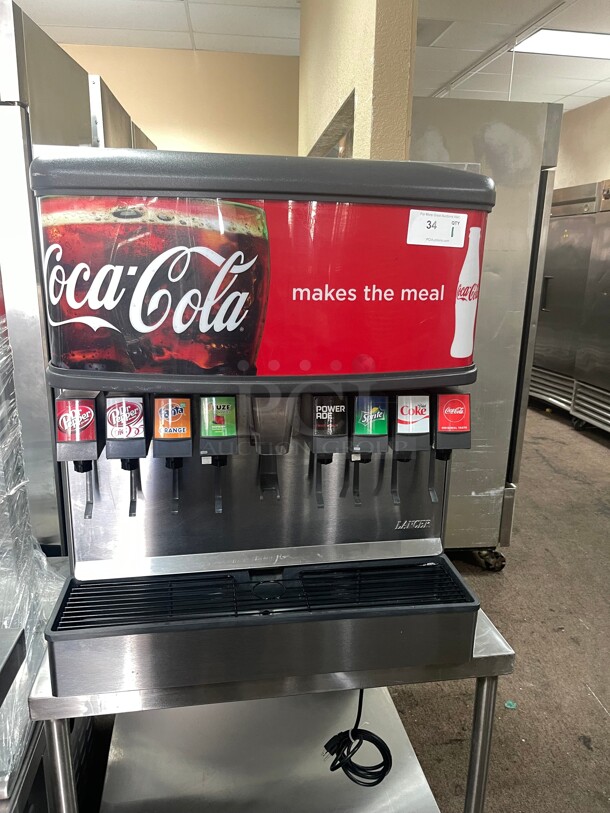 Clean! Lancer IBD 4500 8 Flavors Commercial Soda Dispenser NSF 115 Volt Tested and Working! - Image 2 of 8