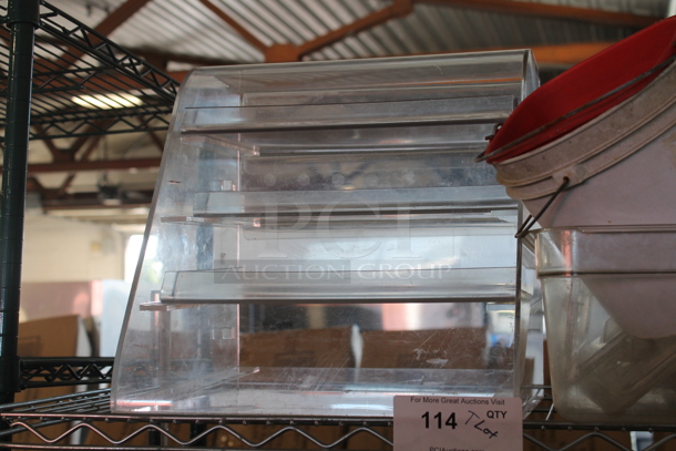 ALL ONE MONEY! Lot of Various Items Including Poly Cookie Case and Poly Bins - Image 2 of 3