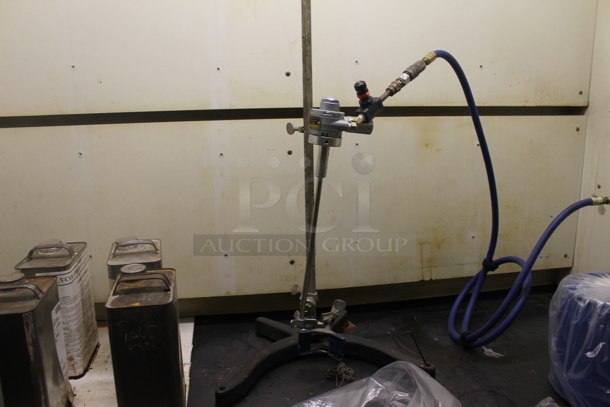 ALL ONE MONEY! Lot of Counter, White Metal Hood and Chair. BUYER MUST REMOVE. - Image 4 of 9