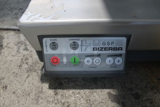 2016 Bizerba GSP HD Stainless Steel Commercial Countertop Meat Slicer. 120 Volts, 1 Phase. Tested and Working! - Image 5 of 7