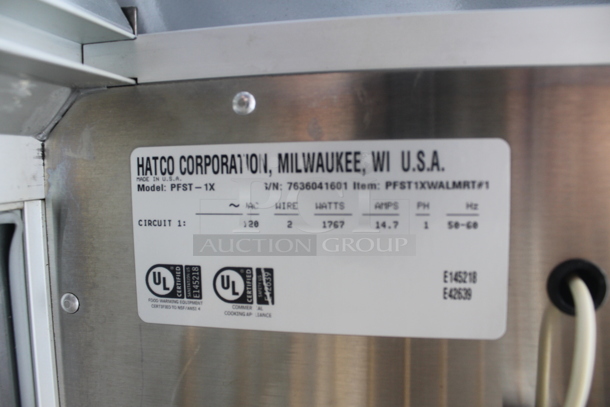 Hatco PFST-1X Commercial Stainless Steel Electric Heated Food Holding Cabinet With Steel Racks. 120V, 1 Phase. Tested and Powers On But Does Not Get Warm - Image 5 of 5