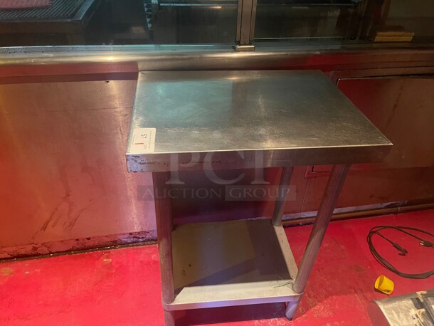 Clean! Stainless Steel 24 Inch Table NSF 