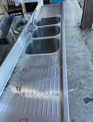 Bar Sink 3 Bays