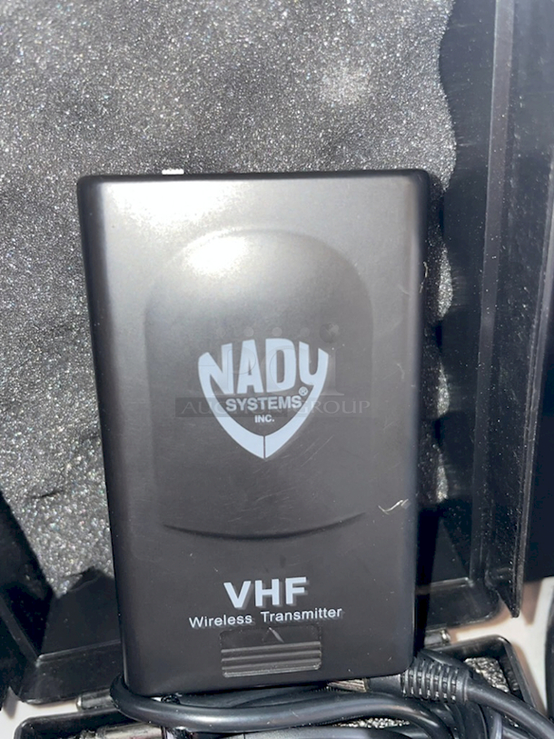 SWEET! Nady DKW-1 Single Channel Lavalier Bodypack VHF Wireless Microphone System With Hard Case.  - Image 2 of 5