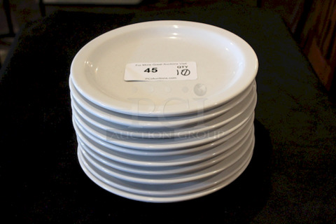 BEAUTIFUL! Crestware China CM46 Dover, 10 1/4" Plate, Bone white.
10x your Bid 
