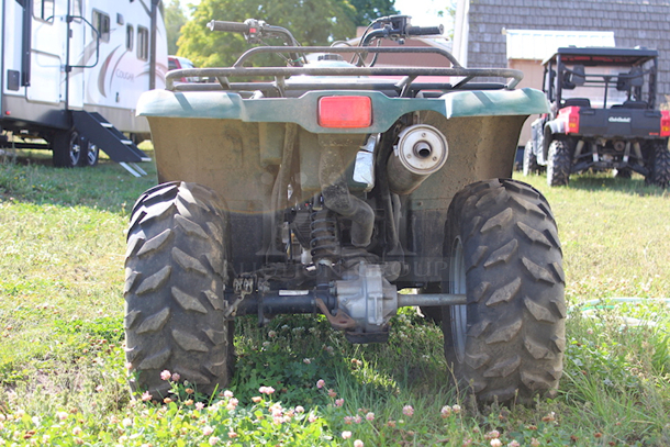 Yamaha Ultramatic Grizzly ATV, 2x4, With Steel Cargo Racks. RUNS & DRIVES GREAT!!! Check out the video our Facebook Page: PCI Auctions West Coast - Image 6 of 9